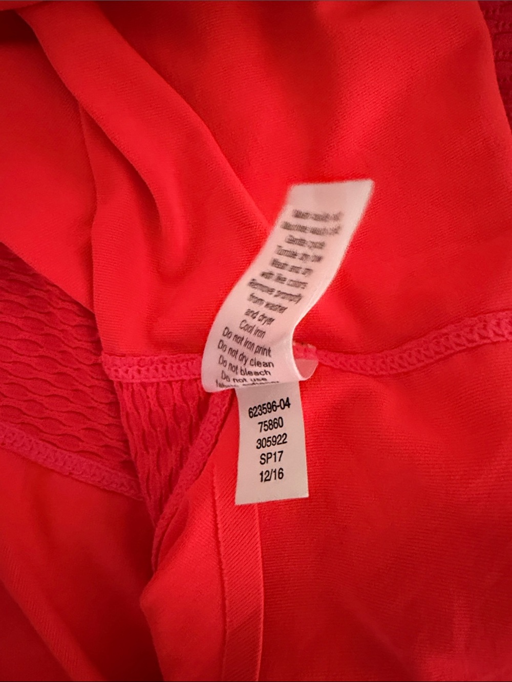 ATHLETA Lightspeed Orange Racerback Performance Tank Top - Picture 7 of 7